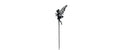 Dameco Stecker Fee aus Metall, 95 cm Fee 23 cm, pulverbeschichtet