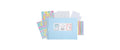 Exacompta Scrap-Addict Set blau Album, Sticker, Marker etc.