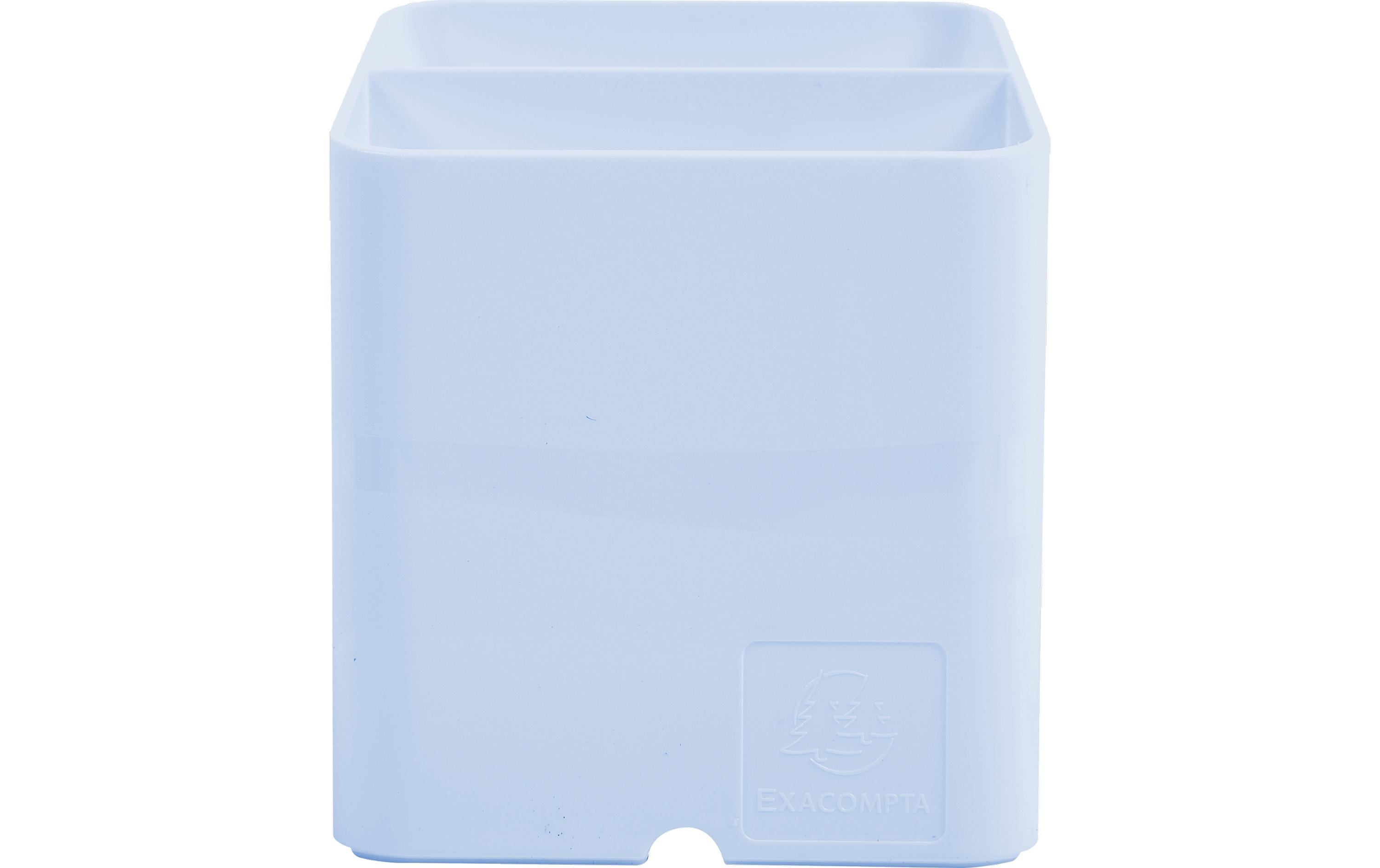 Exacompta Stifteköcher Pen-Cube Aquarel pastellblau, 74x74x93 mm