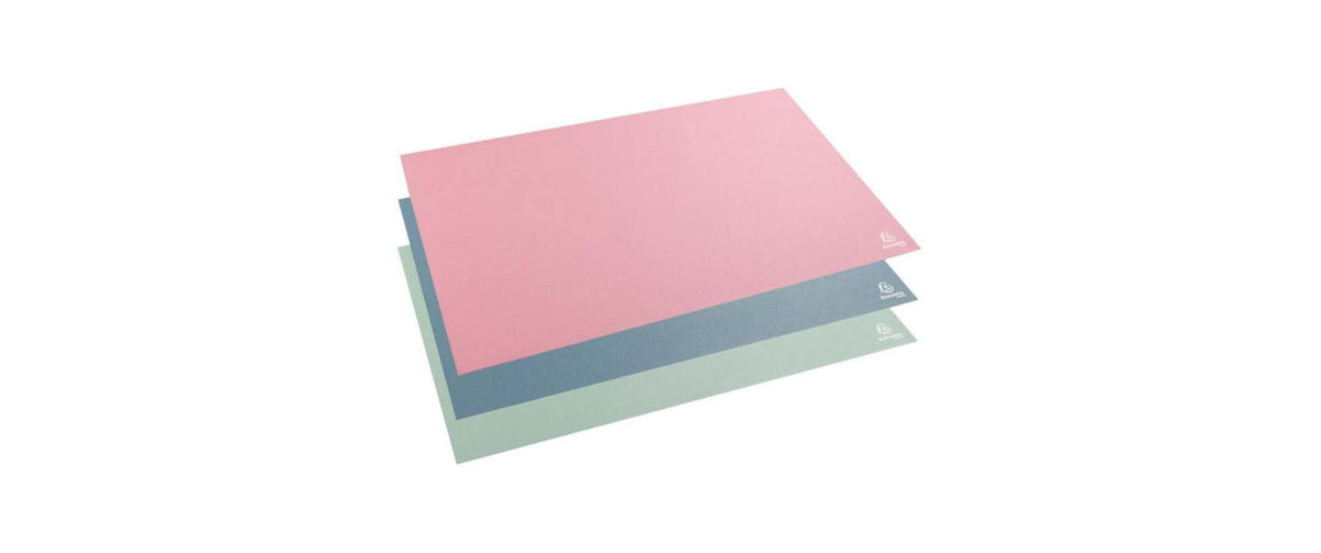 Exacompta Schreibunterlage AutentiK, 8 Stk assortiert, 575x375mm, recycl. Karton