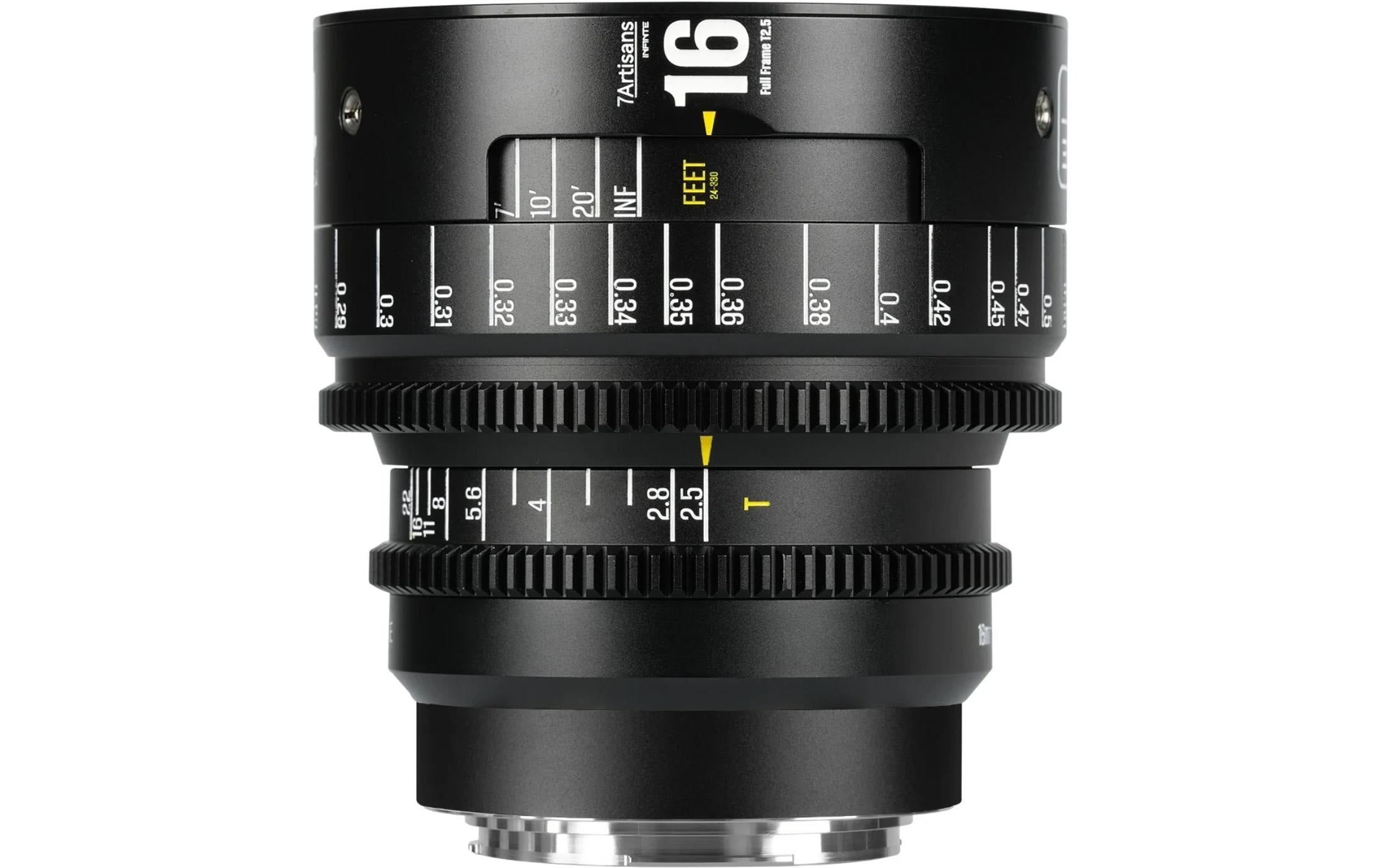 7Artisans 16T25B-EF INF 16mm T2.5 INFINTE EF Mount