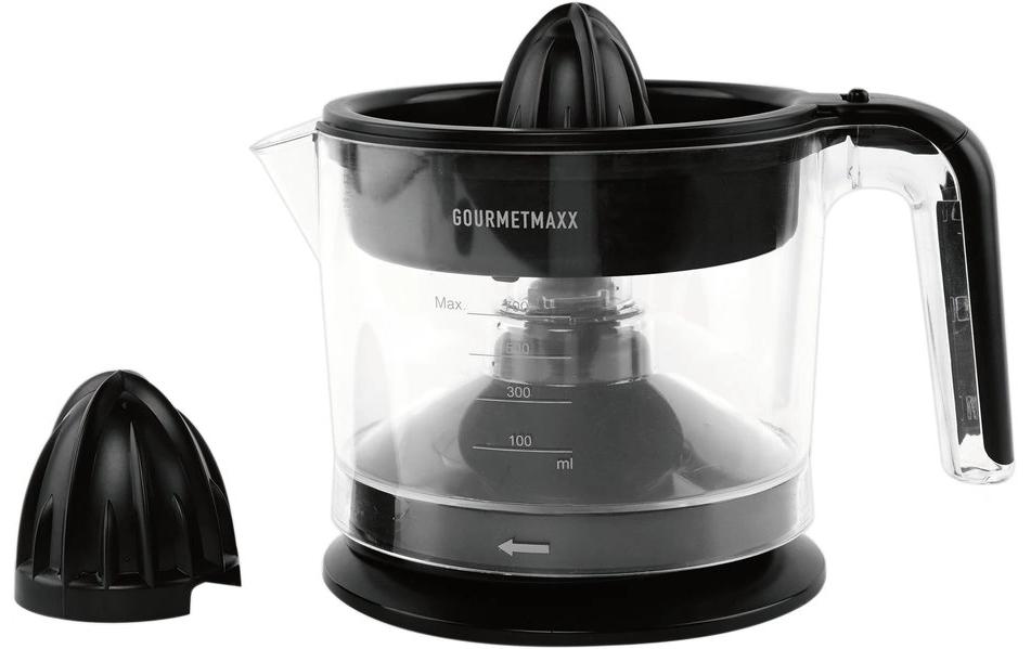 GOURMETmaxx Zitruspresse 25W Schwarz,
