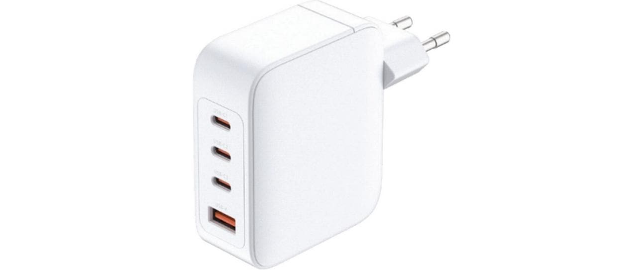 D-Link DCF-141/E: GaN Charger weiss 140W, 3x USB-C, 1x USB-A