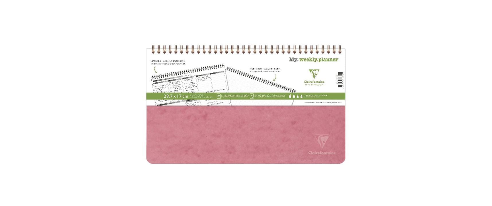 Clairefontaine WeeklyPlaner AgeBag 60 Blatt, rosa