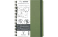 Clairefontaine Notizbuch AgeBag A5 Scribble 60Blatt, dotted, grün