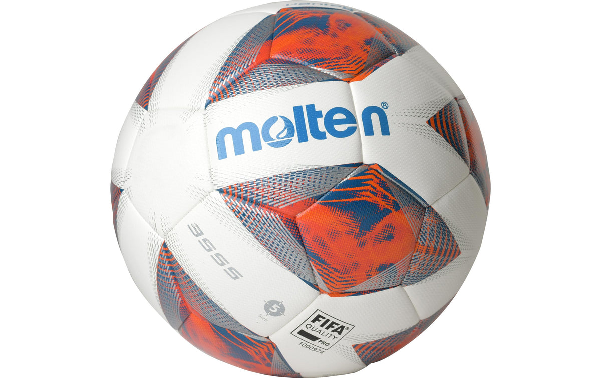 Molten Fussball Trainingsball F5A3555-SF Grösse: 5, Blau / Orange / Weiss