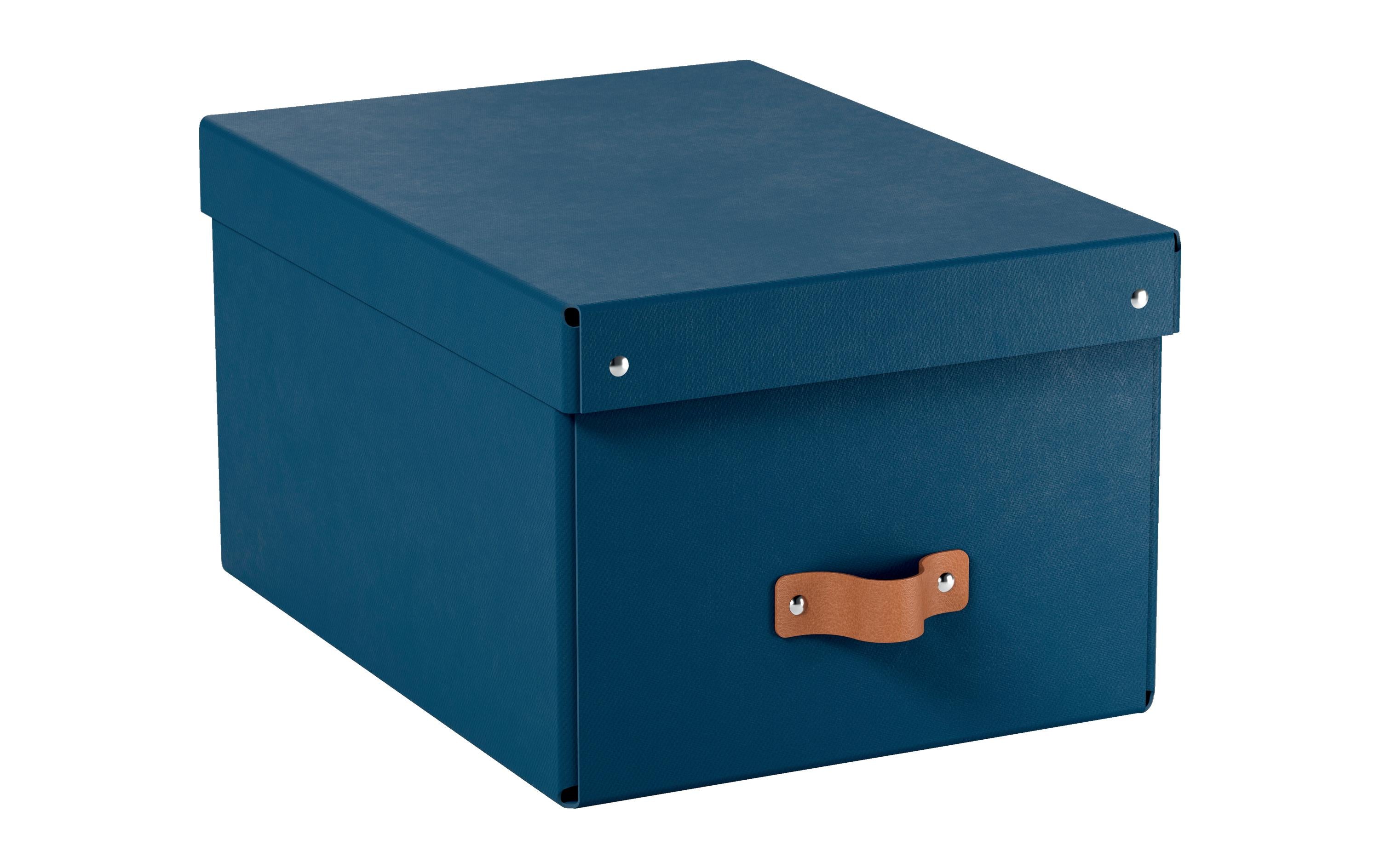 Leitz Arrchivbox Puro mittel mit Klappdeckel, nachtblau, 2 Stk.