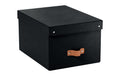 Leitz Arrchivbox Puro mittel mit Klappdeckel, schwarz, 2 Stk.