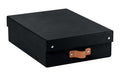 Leitz Arrchivbox Puro flach mit Klappdeckel, schwarz, 2 Stk.