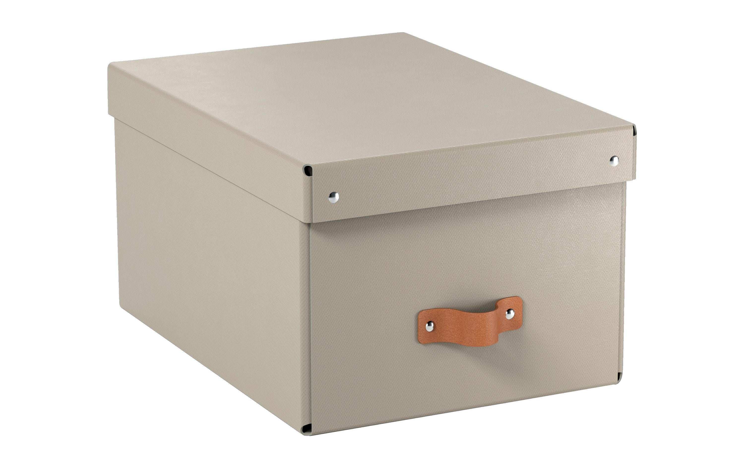 Leitz Arrchivbox Puro mittel mit Klappdeckel, sand, 2 Stk.