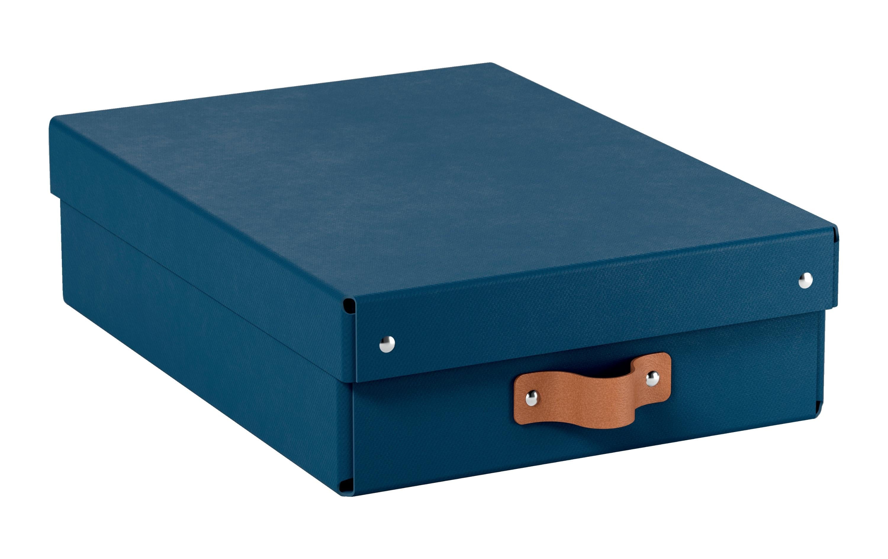 Leitz Arrchivbox Puro flach mit Klappdeckel, nachtblau, 2 Stk.