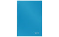 Leitz Solid Notizbuch A5 hellblau kariert, mit festem Einband