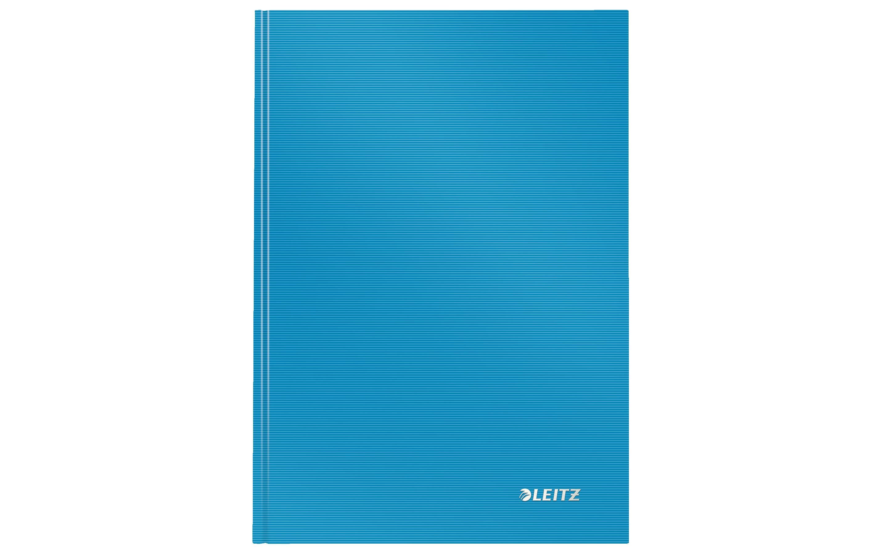 Leitz Solid Notizbuch A5 hellblau kariert, mit festem Einband