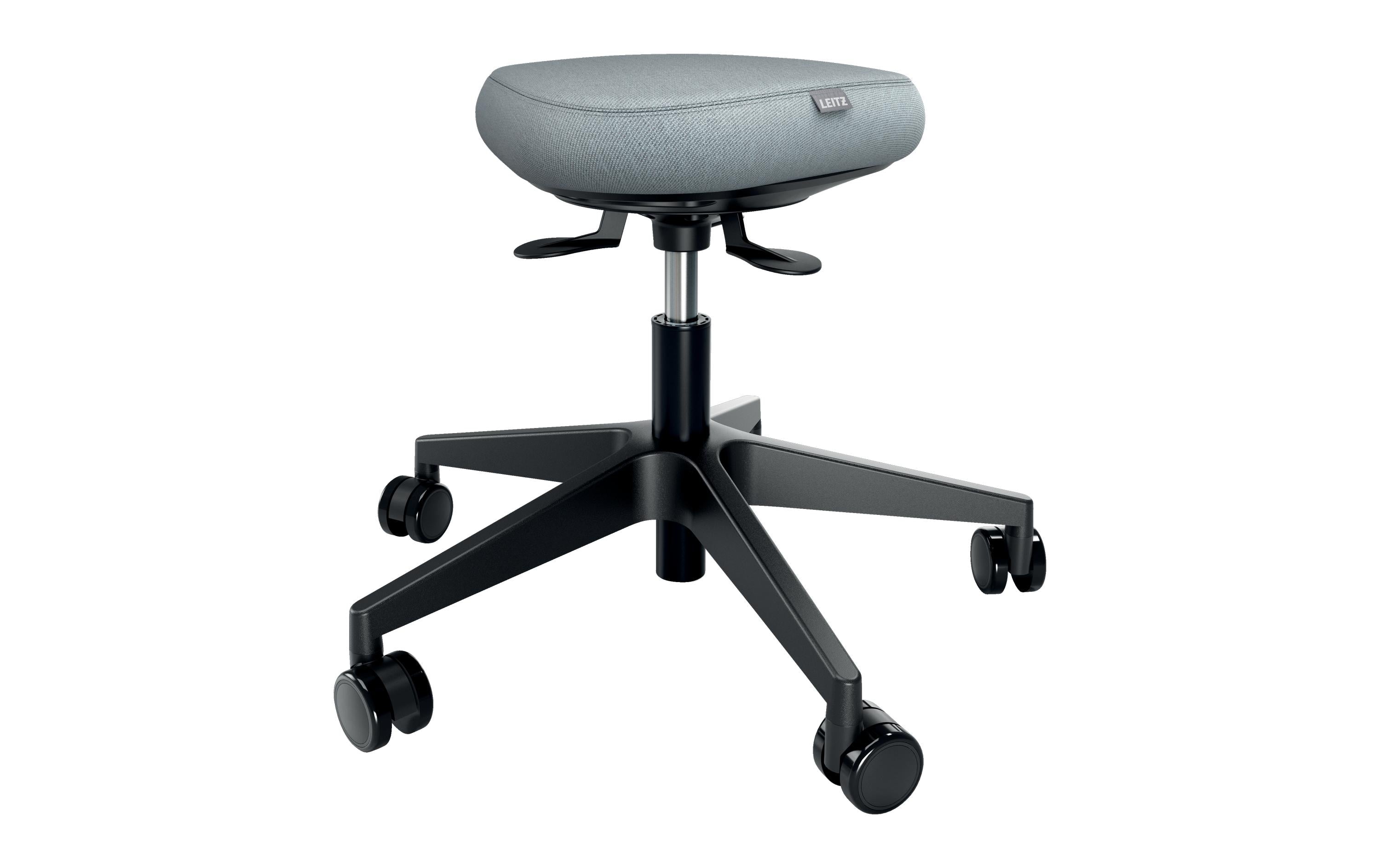 Leitz Ergonomischer Sitzhocker Activ schwarz, mit Rollen, Balance Komfortsitz