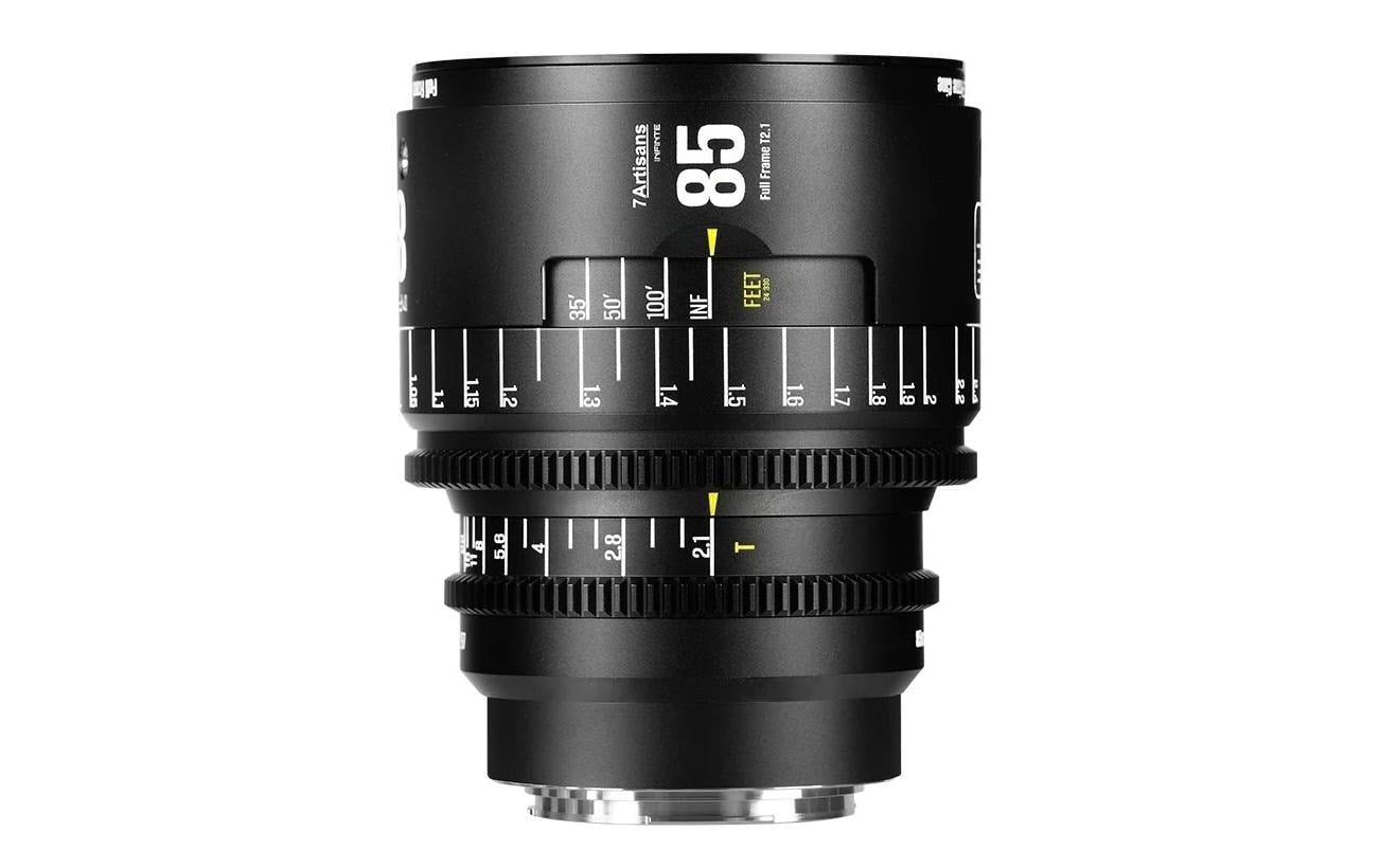 7Artisans 85T21B-EF INF 85mm T2.1 INFINTE EF Mount