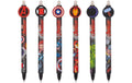 D&F Gelschreiber Radierbar Avengers 0.5mm Blau, 6-fach ass. schwarz, 1 Stk