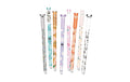 D&F Gelschreiber Radierbar Pets 0.5mm Blau, 8-fach ass. farbig, 1 Stk