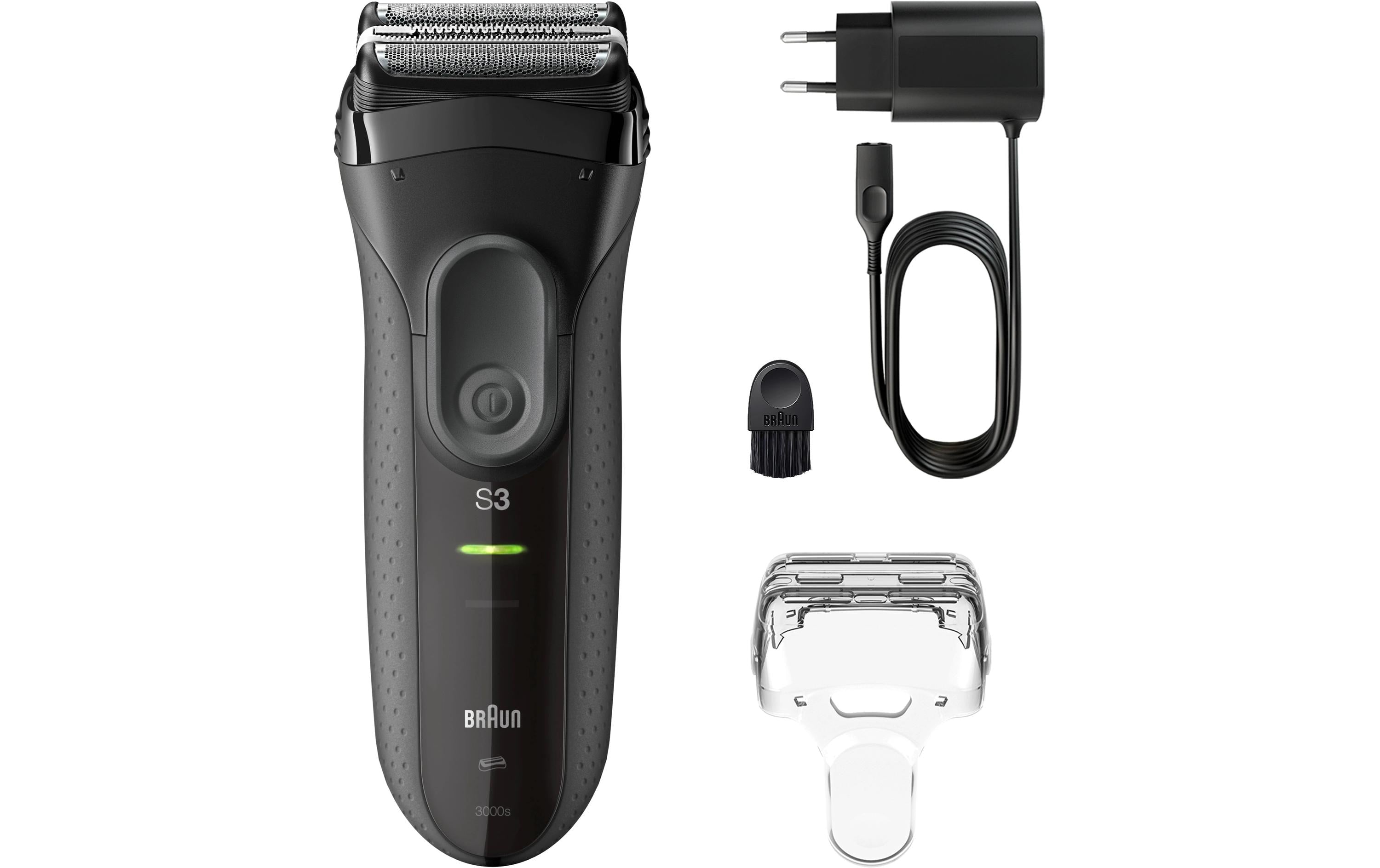 Braun Series  3 3000 Black/Grey Nass-/Trocken-Rasierer