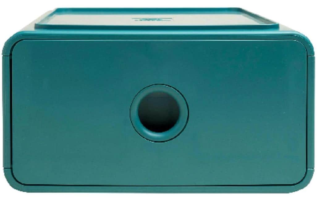 Exacompta Tiny Box Skandi, A5+, pazifikblau Schubladenbox, stapelbar, recyc.Kunsstoff