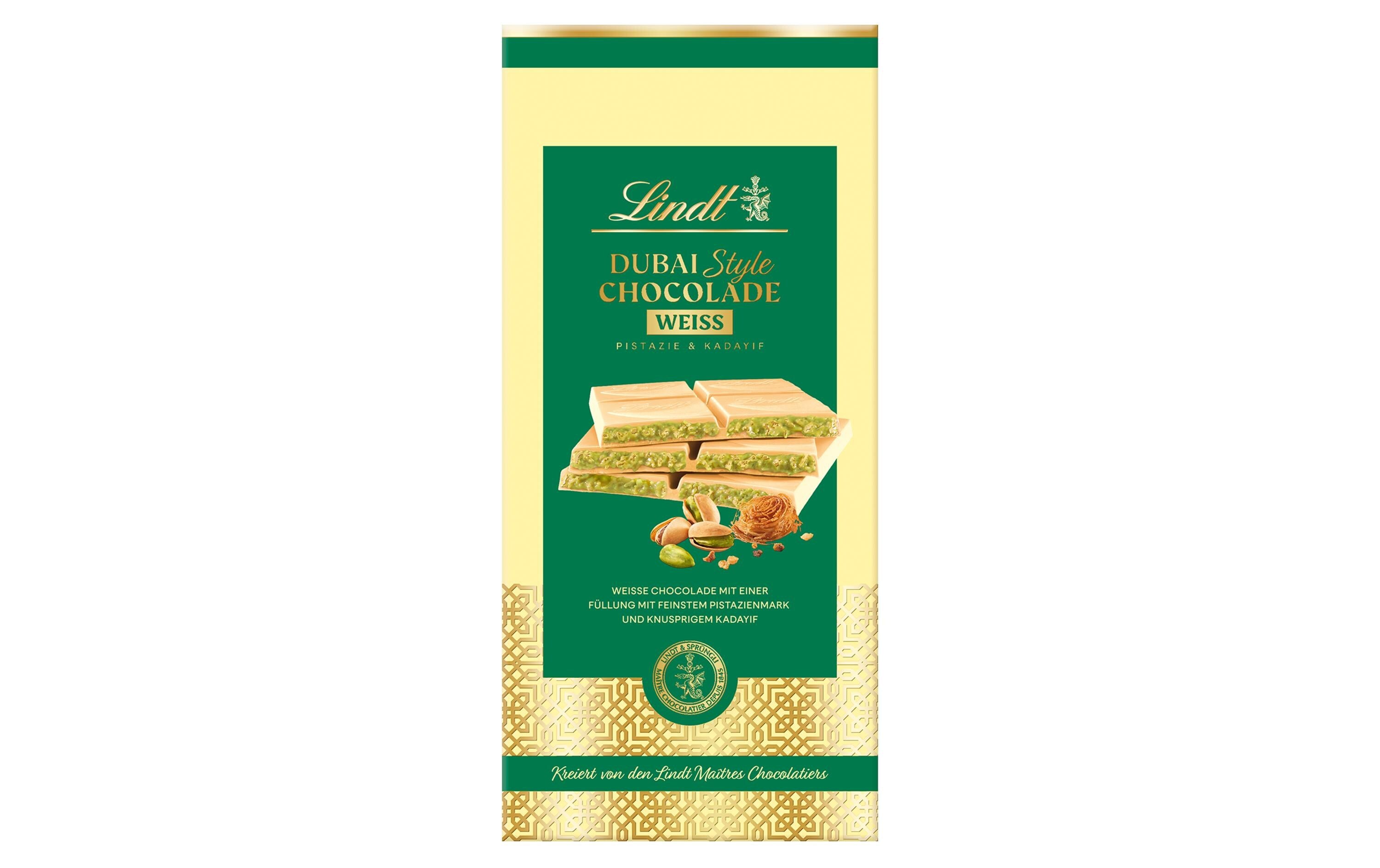 Lindt Dubai Style Chocolade Weiss 150 g