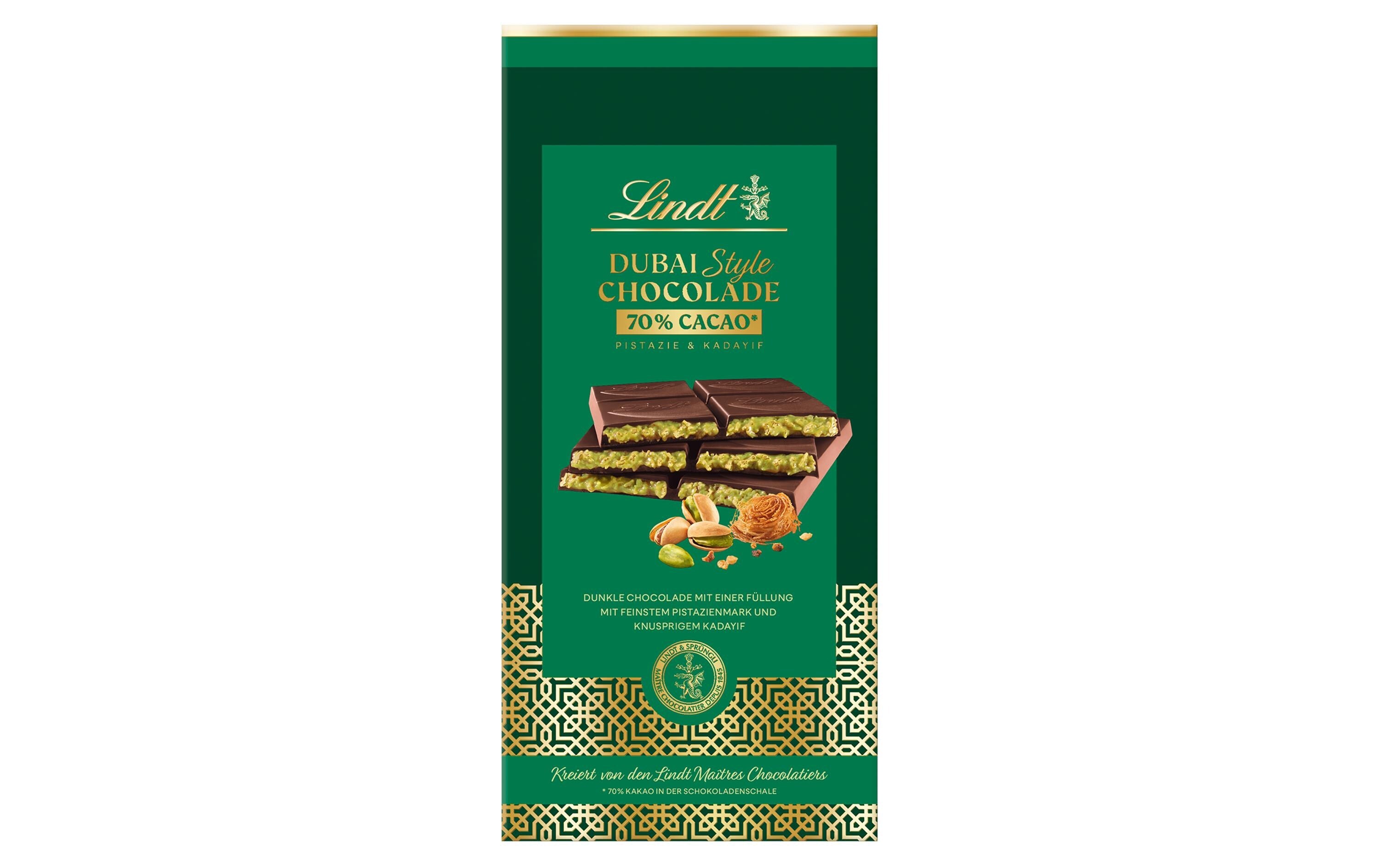 Lindt Dubai Style Chocolade Dunkel 150 g