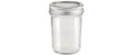 Glorex Glas mit Deckel Lili Rose 200ml, 6.6x7x10.5cm