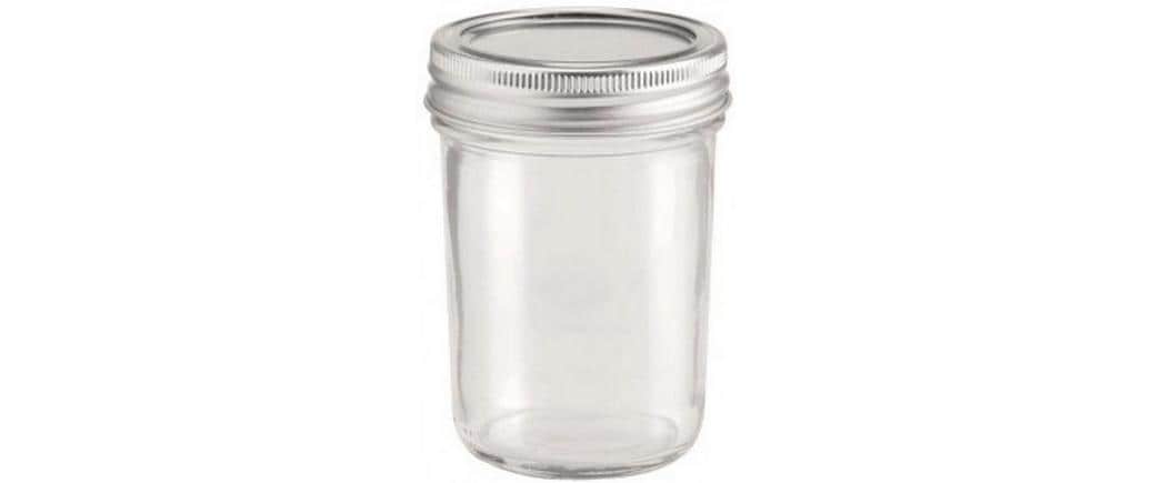 Glorex Glas mit Deckel Lili Rose 200ml, 6.6x7x10.5cm
