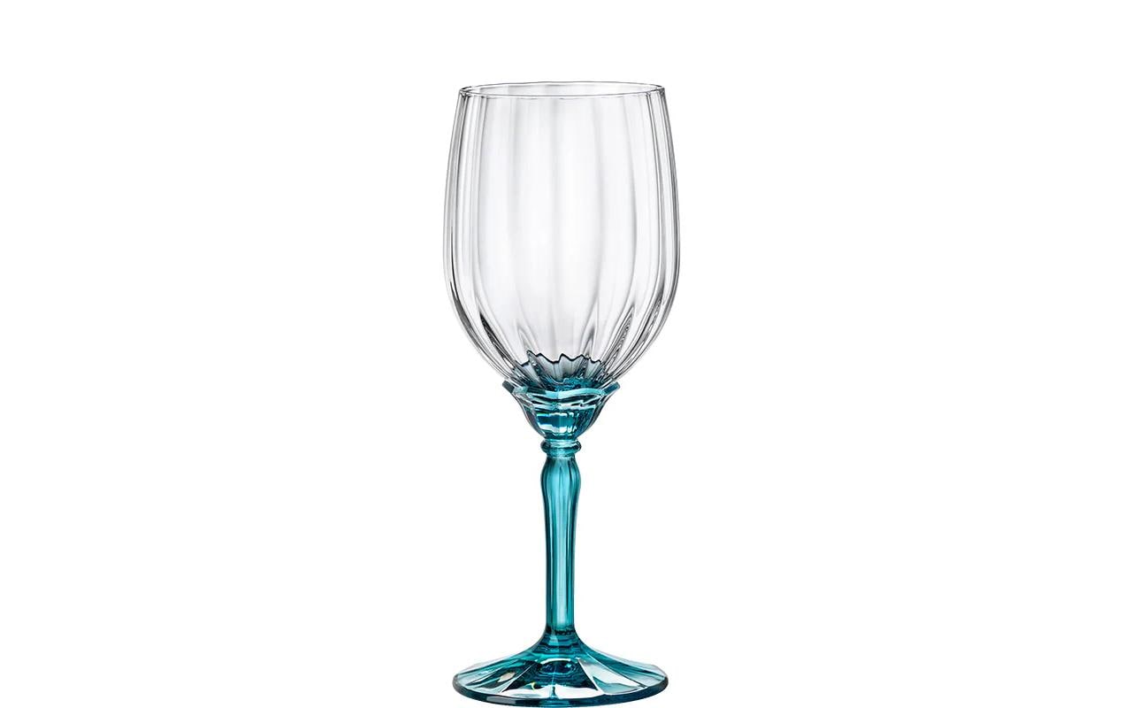 Rocco Bormioli Weinglas Florian blau 6 Stk. 38cl