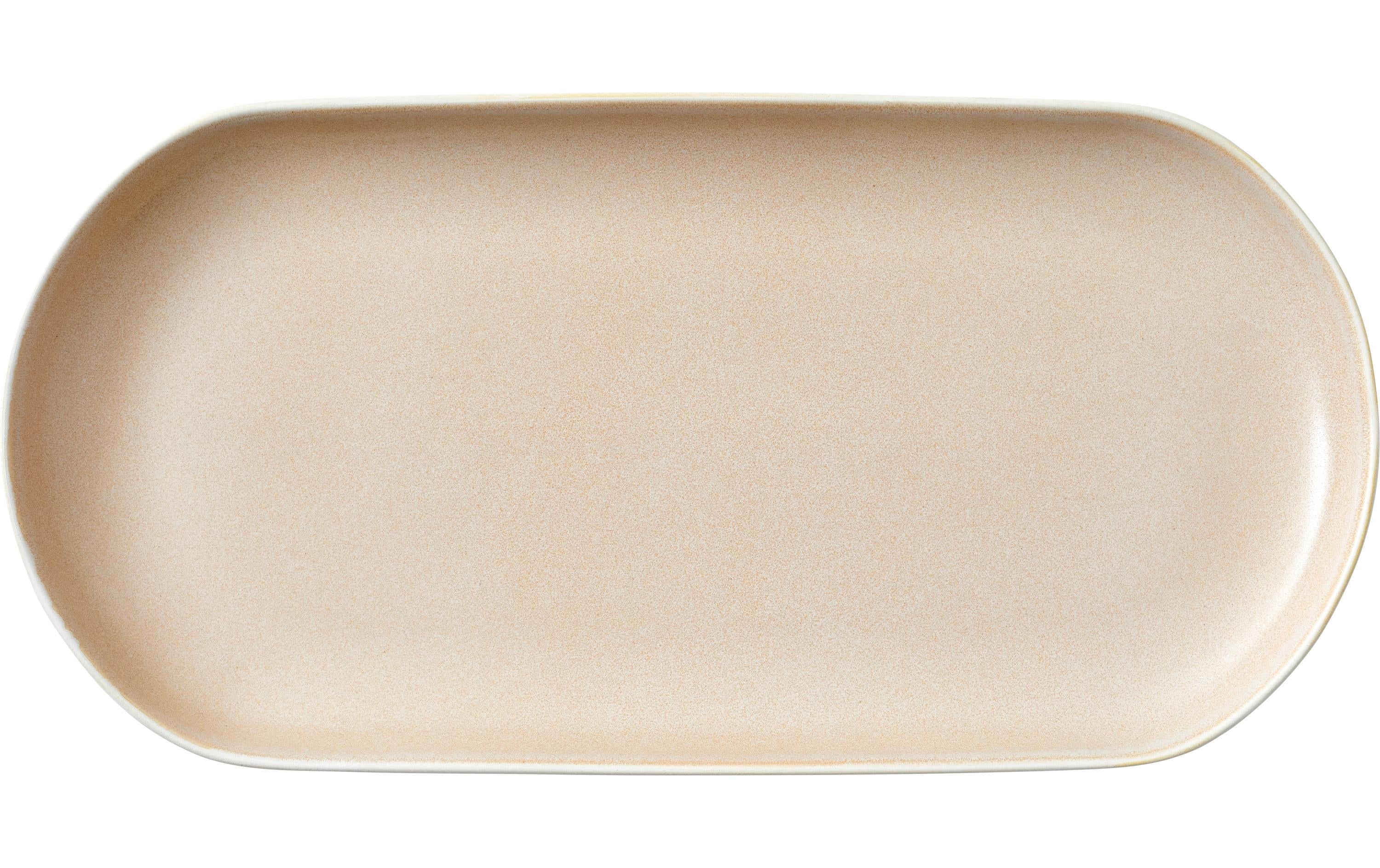 Studio R Servierplatte North 2 Stk. 38 x 19 cm Matte white/Matte sand