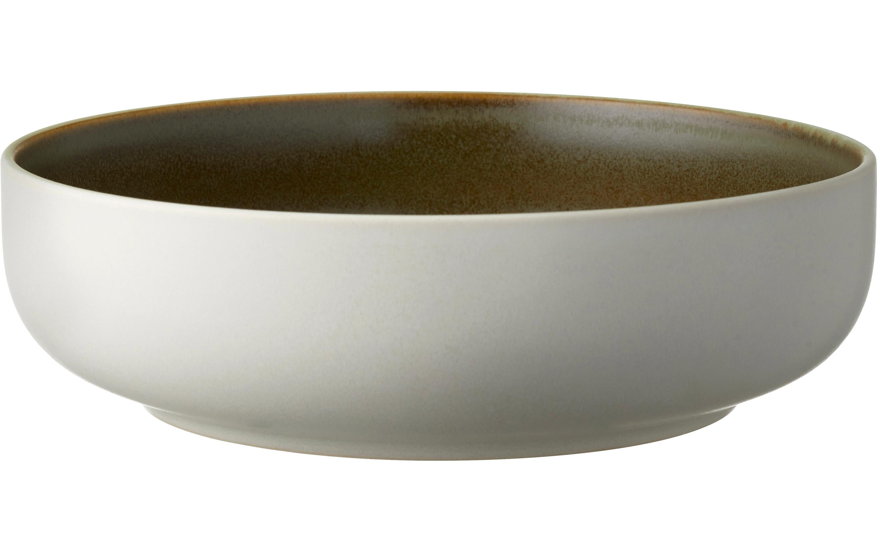 Studio R Suppen-& Pastateller North 19 cm 6 Stk. Matte white/Matte moss