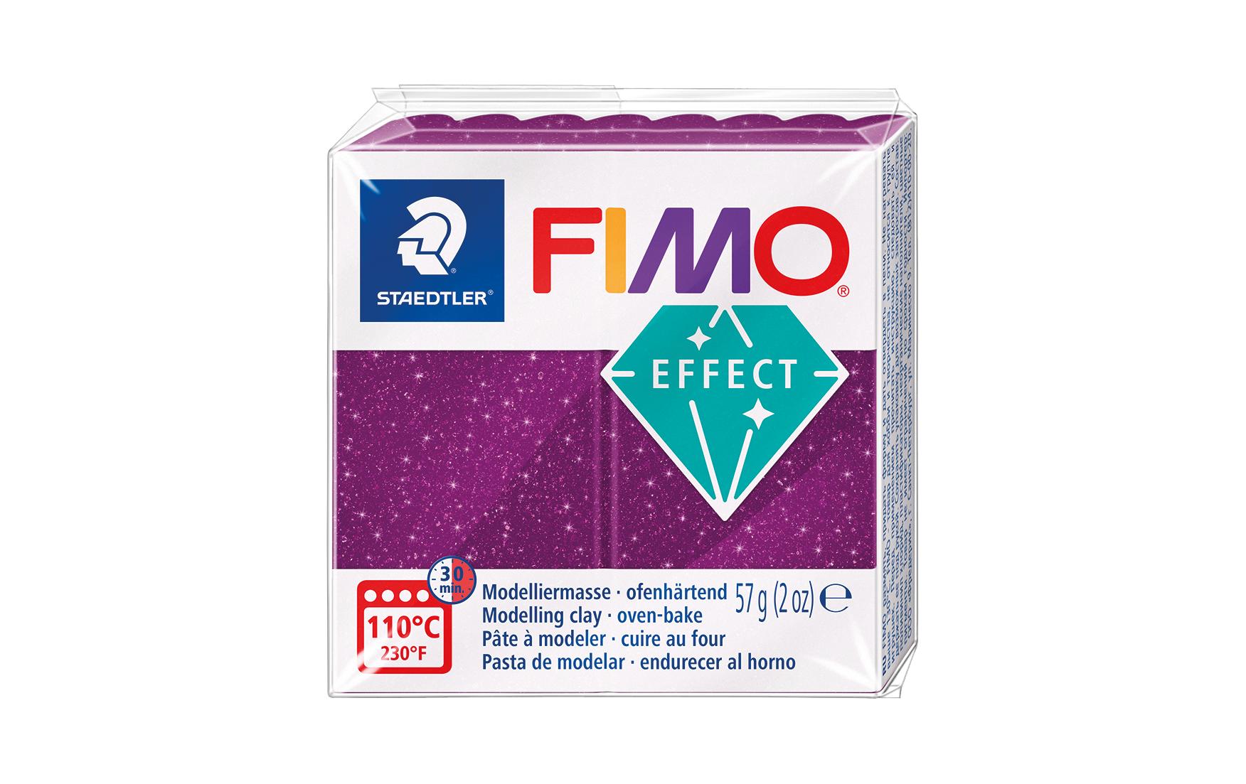 FIMO effect Modelliermasse galaxy lila
