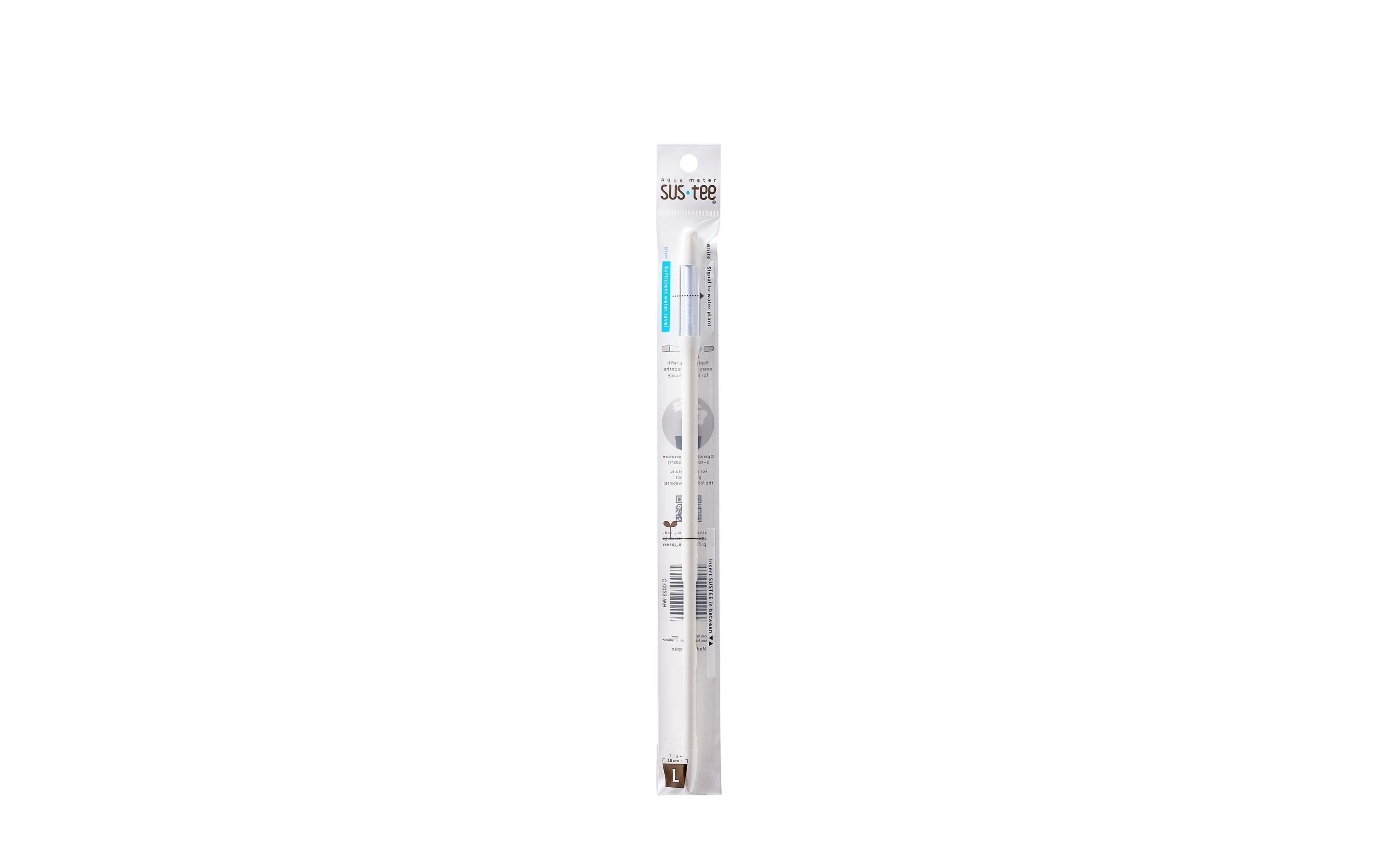 SUSTEE Einzelpack Giessanzeiger L Weiss Bewässerungsanzeige 29cm lang
