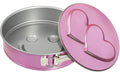 Zenker Springform 2 Böden-creative studio Stahlblech rosa, 260x65mm