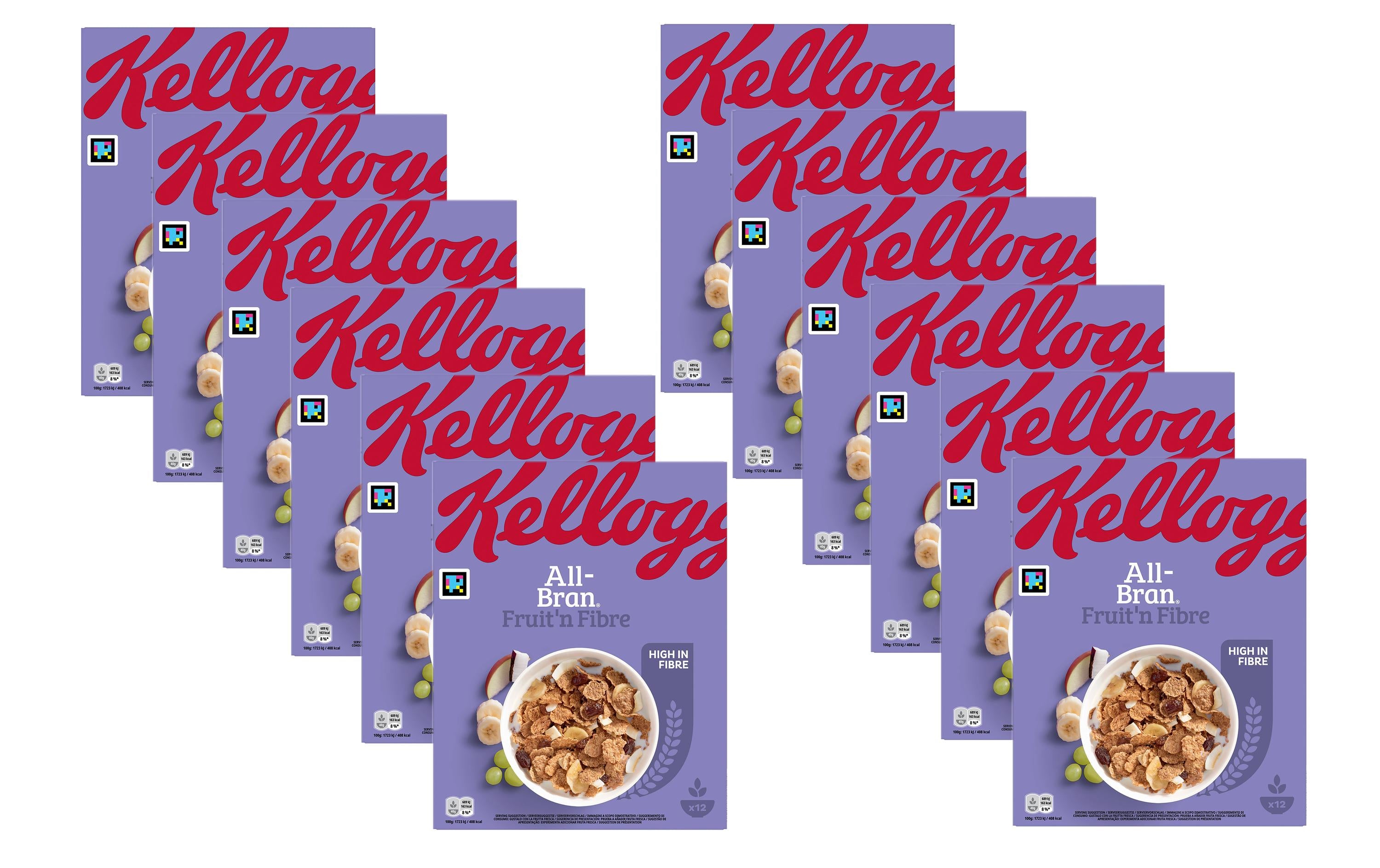 Kellogg`s All Bran Fruit n`Fibre 12x500g