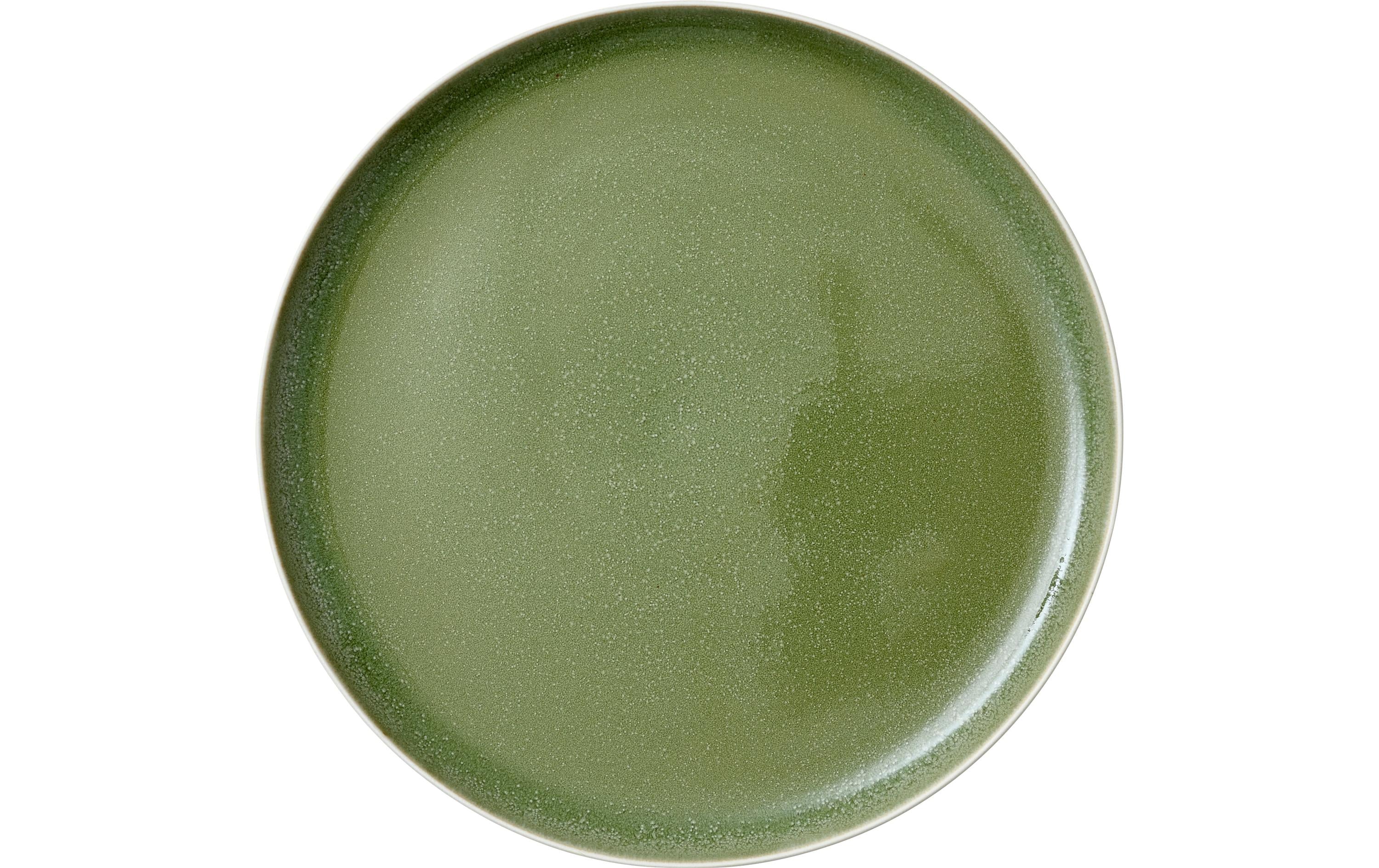 Studio R Speiseteller North 27 cm 6 Stk. Matte white/Shiny moss