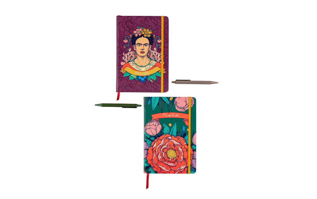 Clairefontaine Notizbuch Frida Kahlo, A5 assortiert, 80 Blatt, liniert