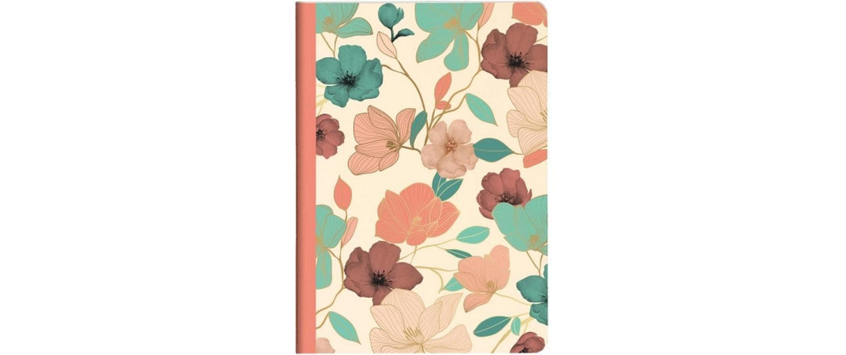 Clairefontaine Notizheft Gaia beige, A5 assort. 14x8x21cm, 48Blatt, liniert, 90g