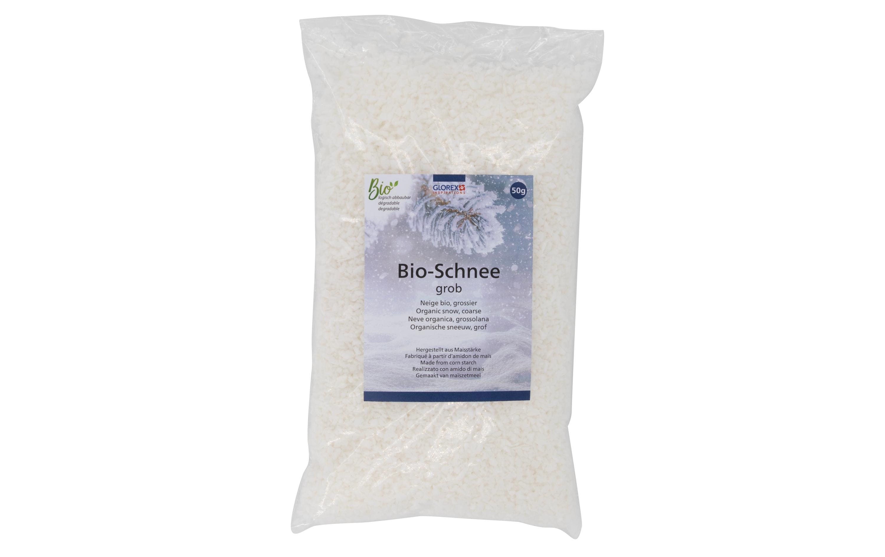 Glorex Schneeflocken/Kunstschnee Bio 50g, grob