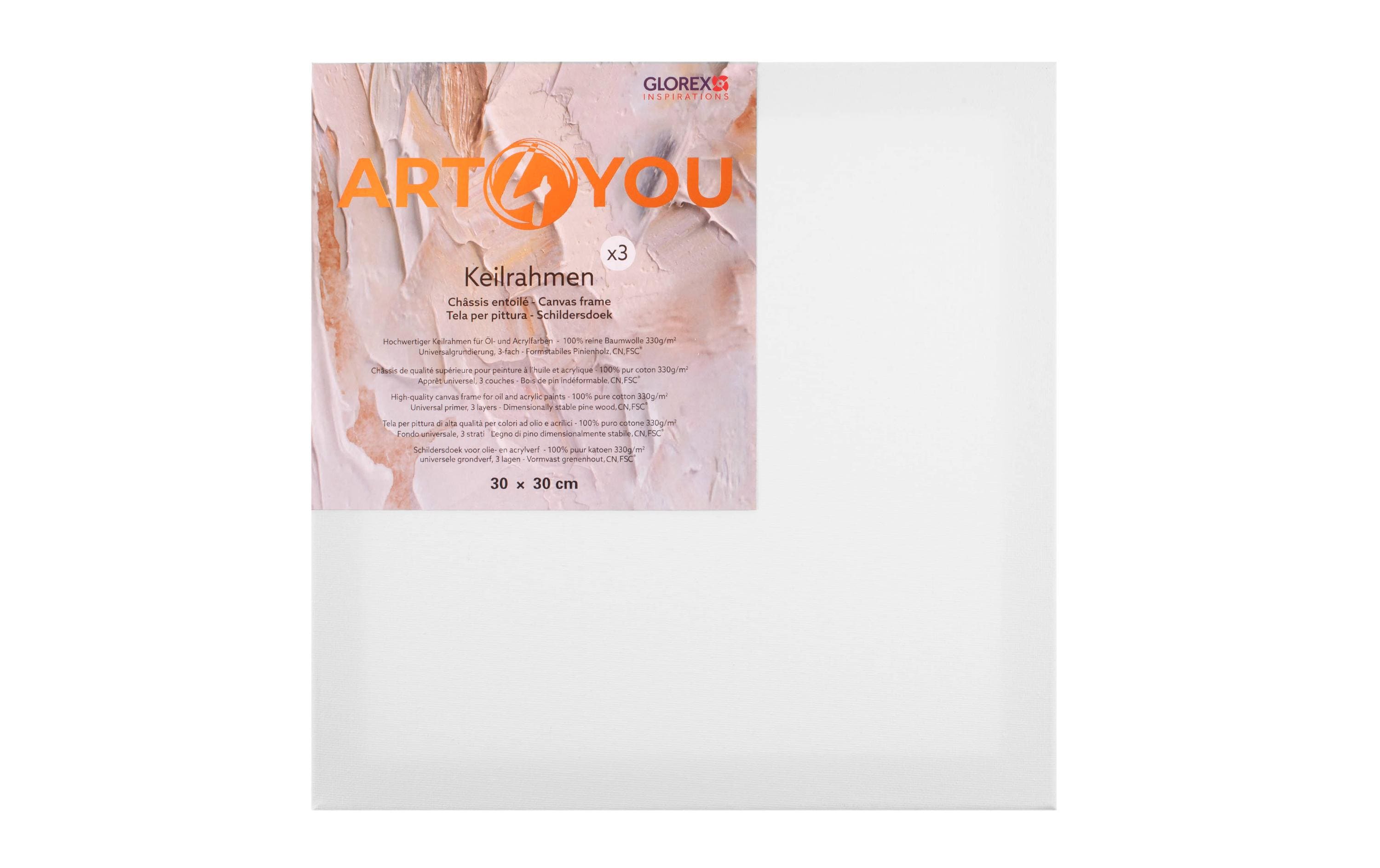 Glorex Keilrahmen 30x70cm, 1.7cm 330gm2, FSC Pinie