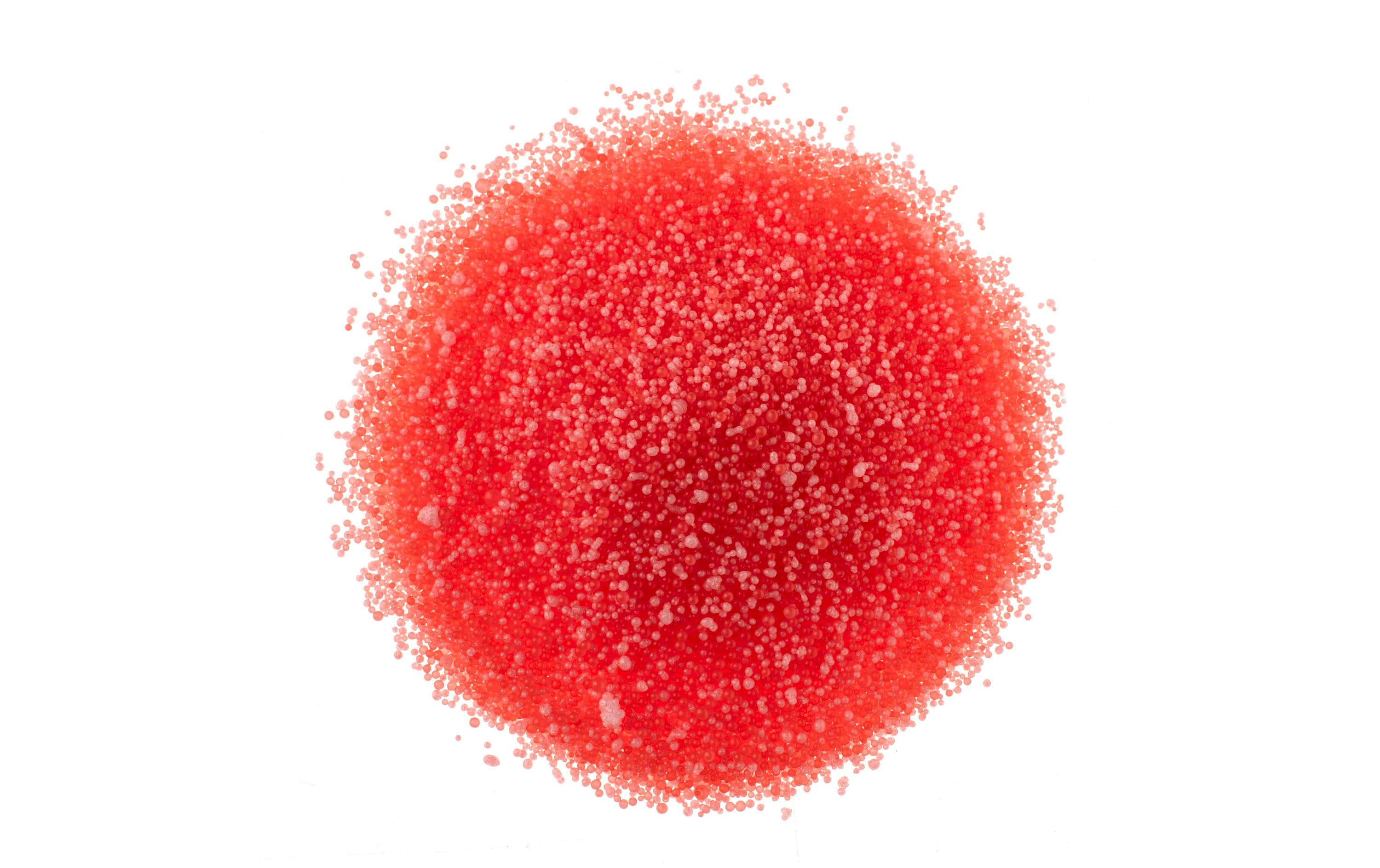 Glorex Kerzensand mit Docht 70g rot