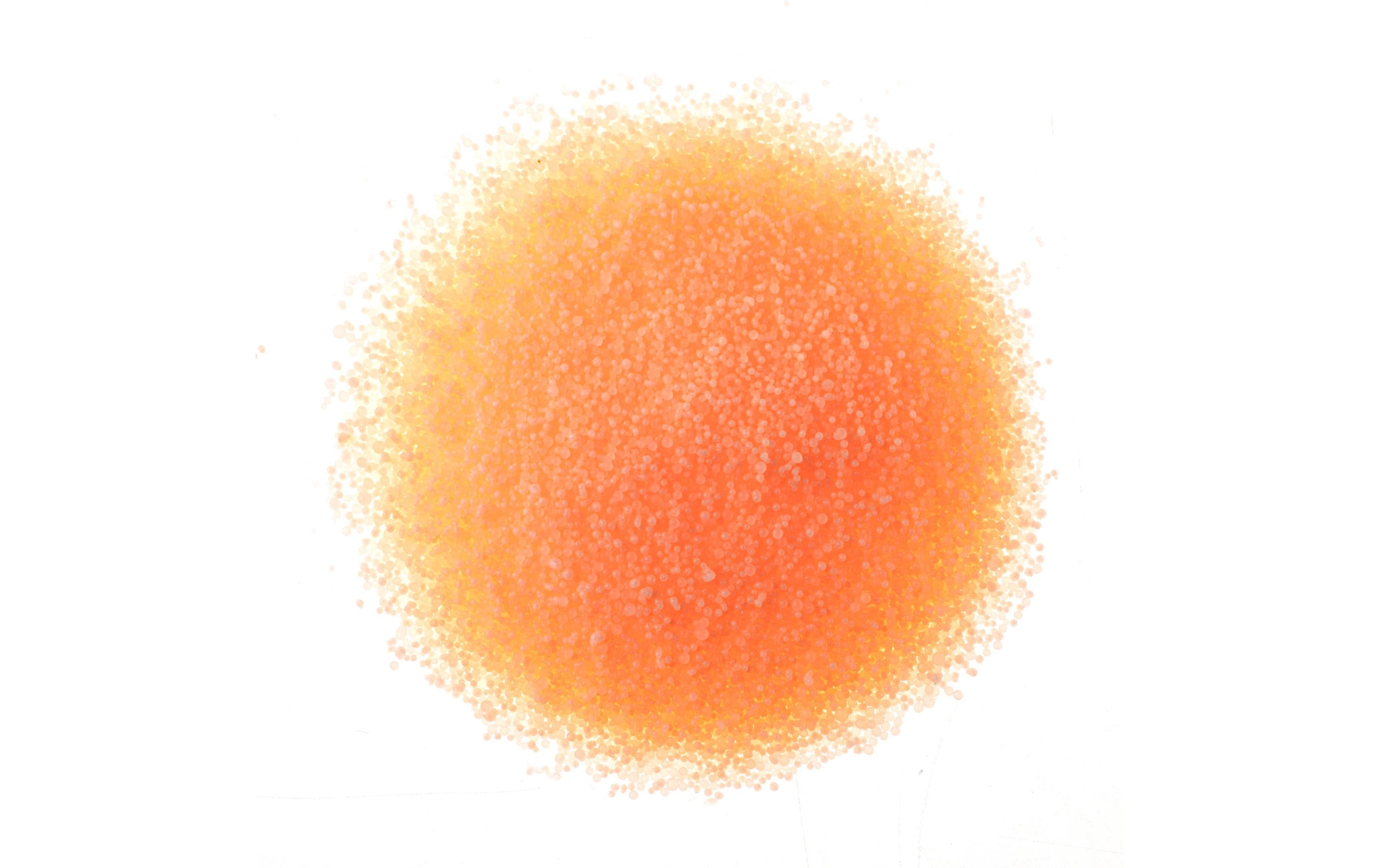 Glorex Kerzensand mit Docht 70g orange