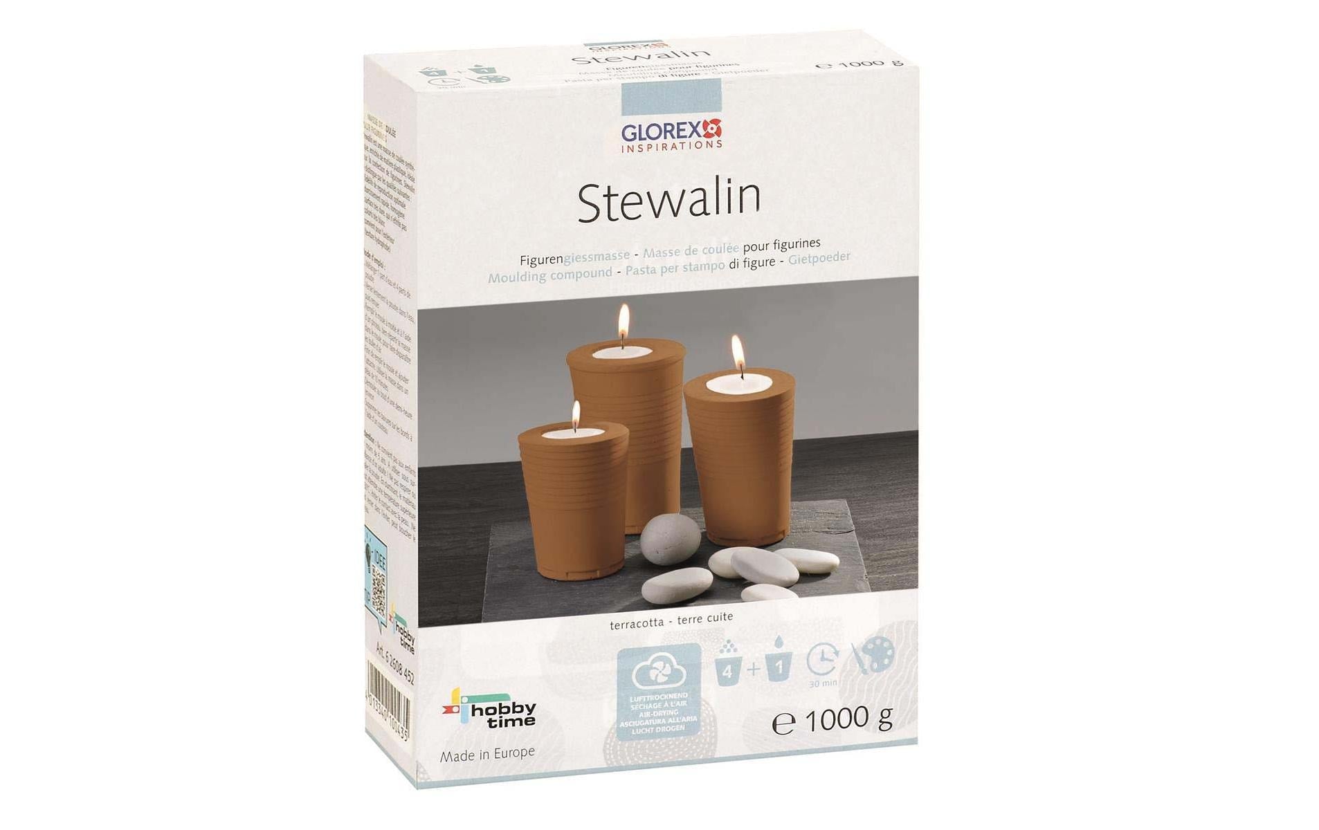 Glorex Giessmasse Stewalin teracotta 1kg