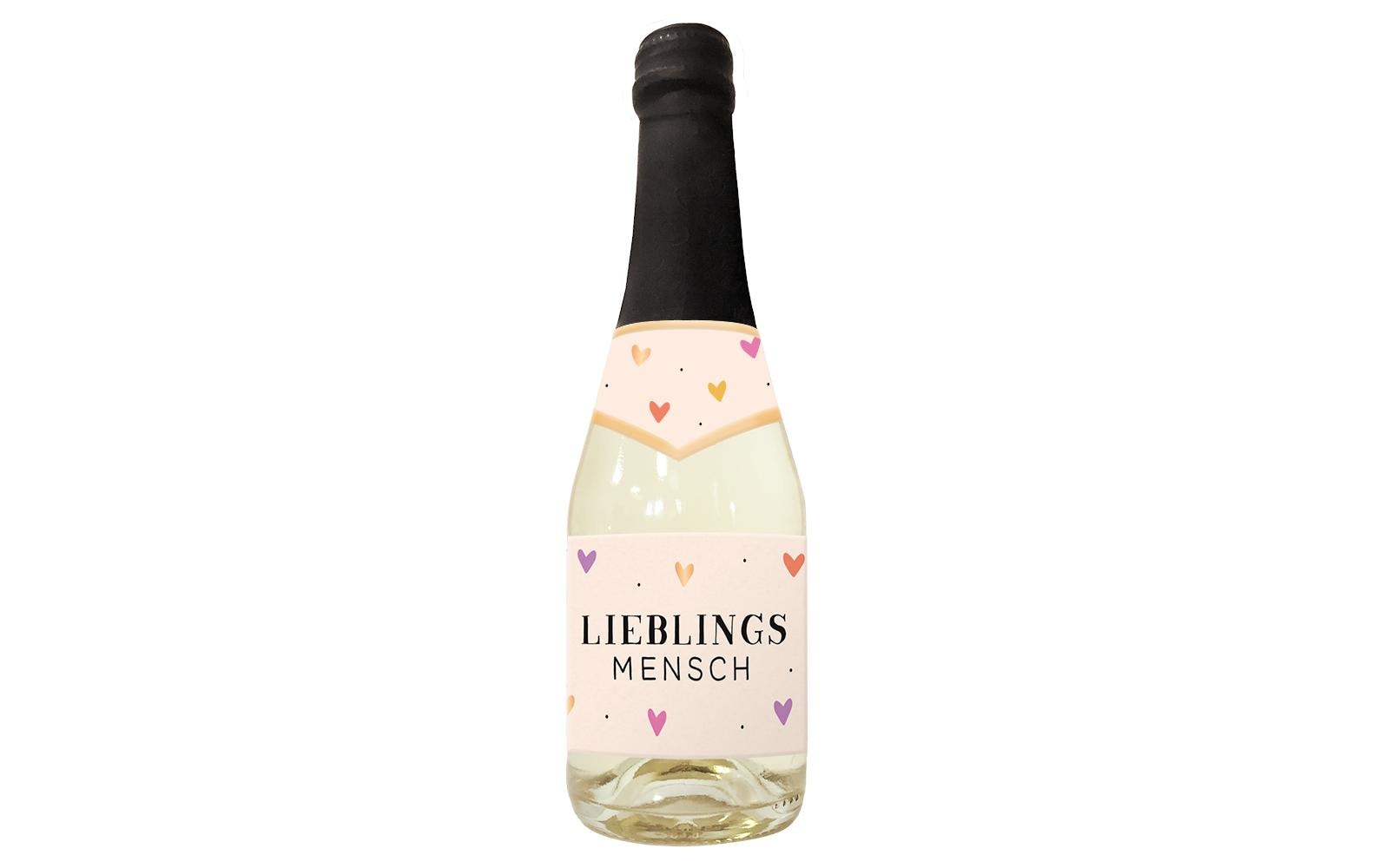 Grafik Werkstatt Secco-Flasche 0,2l Lieblingsmensch