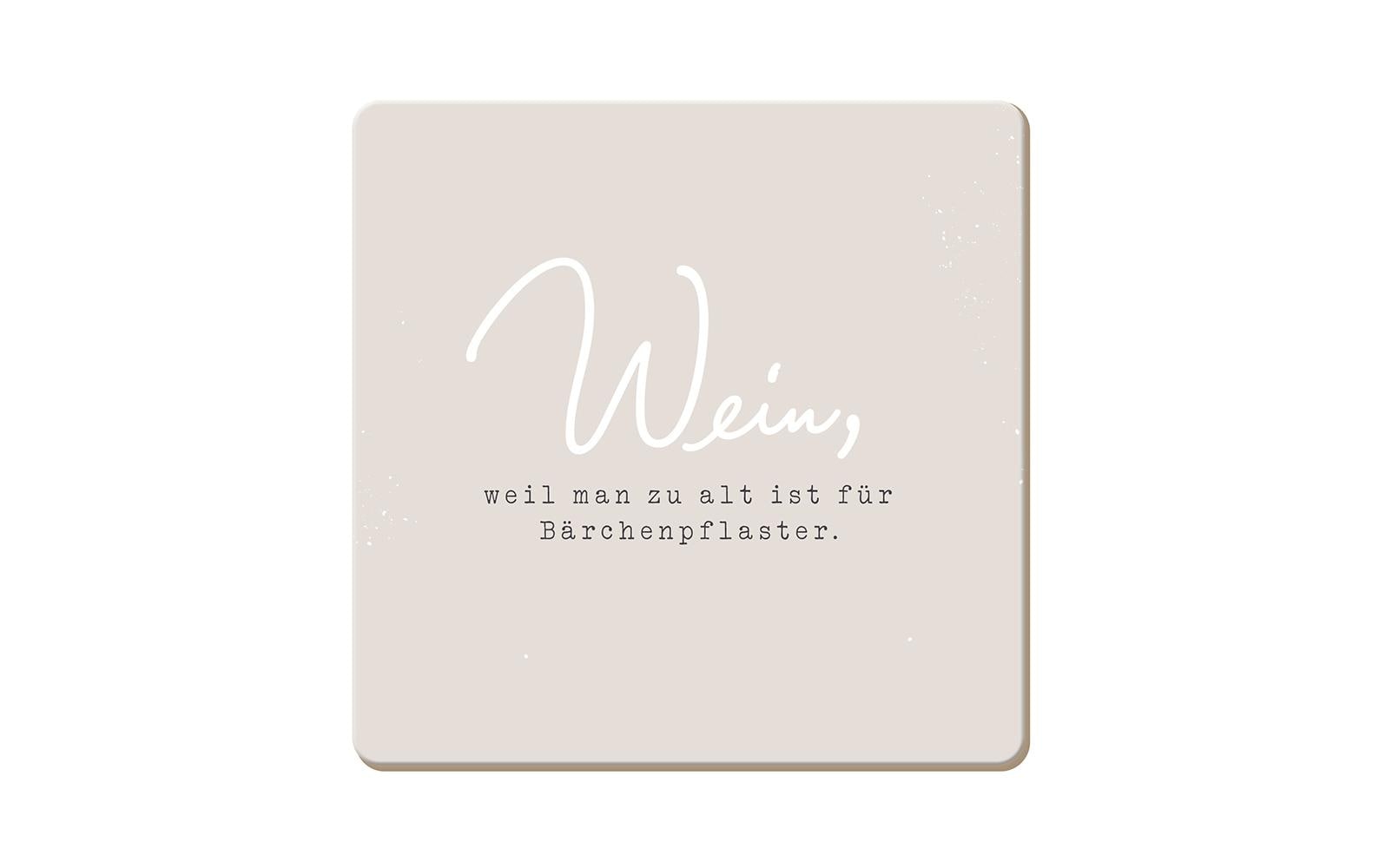 Grafik Werkstatt Korkuntersetzer Wein