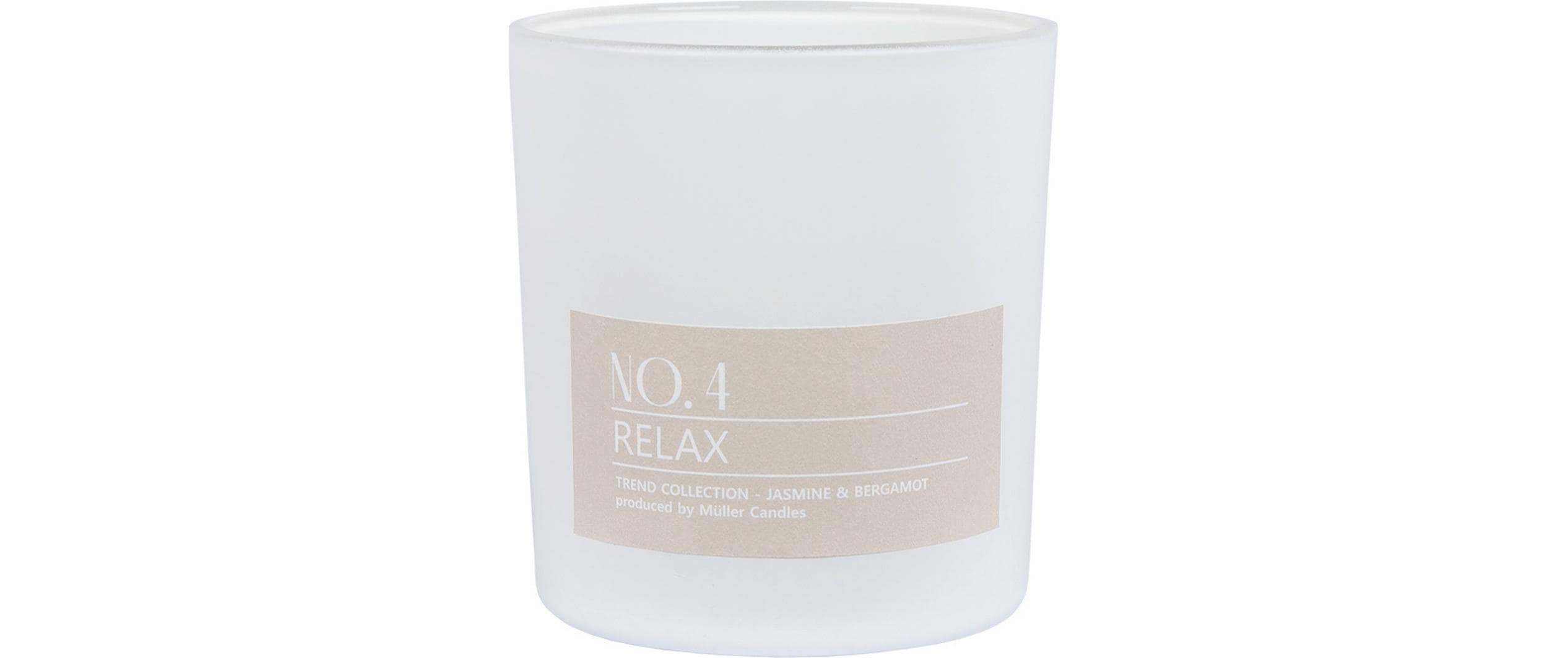 Müller Duftkerze Relax,8x7.3 cm Duft Jasmine&Bergamot