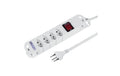 Steckdosenleiste 4xT13, mit Schalter Magnet 3m Kabel, 4 x T13, Ocean Tide