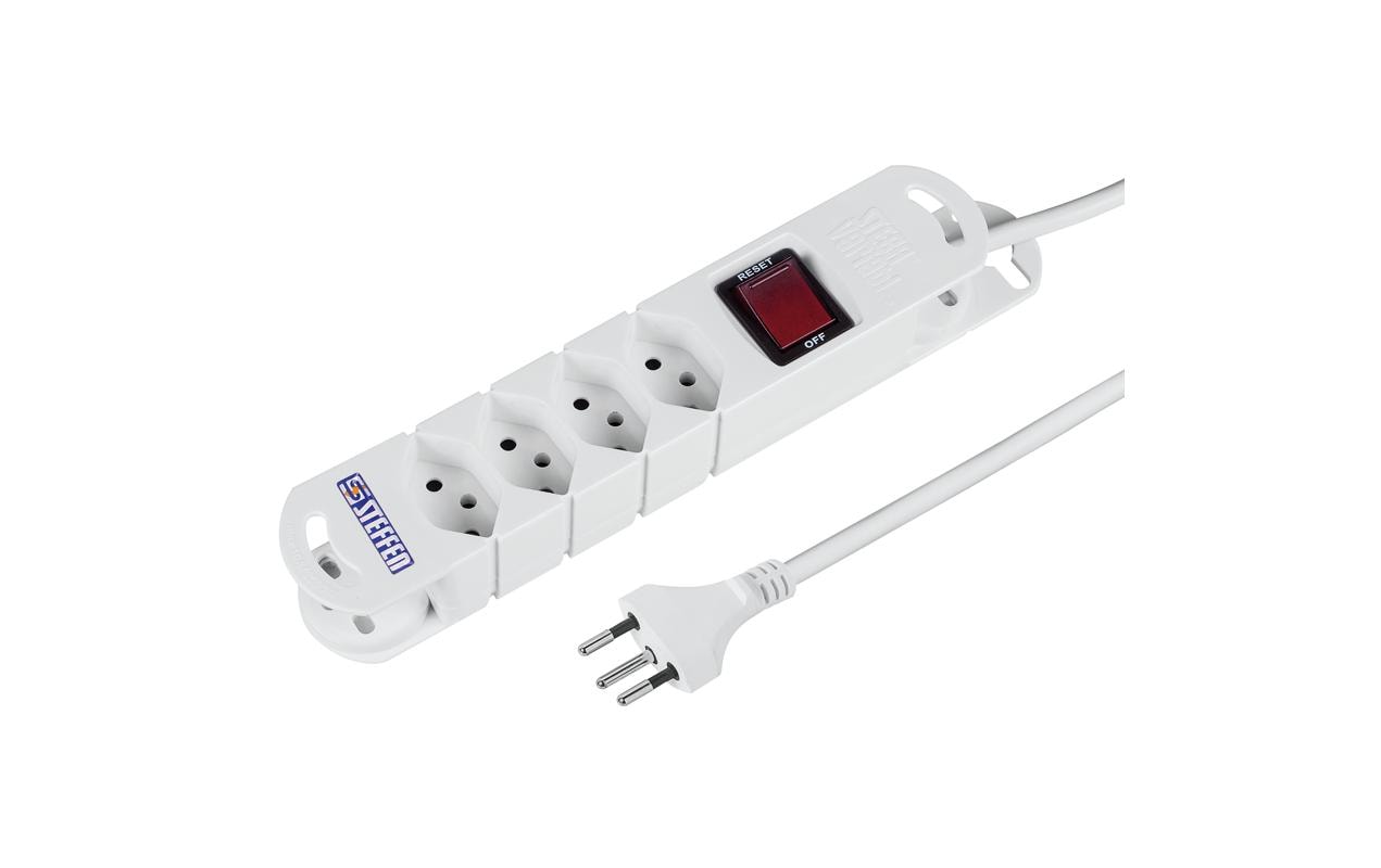 Steckdosenleiste 4xT13, mit Schalter Magnet 3m Kabel, 4 x T13, Ocean Tide