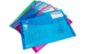 Rapesco A4+-Druckknopf-Dokumentenmappe assortierte Farben, 5 Stk.