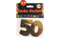 Trendcompany Konfetti Jumbo 50. Geburtstag, 7.5 x 10 cm