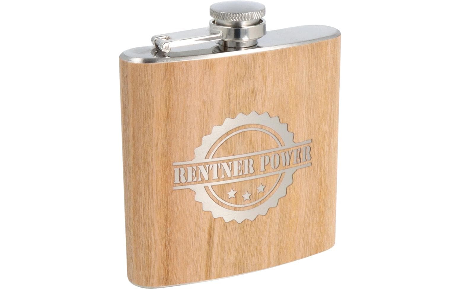 Trendcompany Flachmann Rentner Power, 170 ml